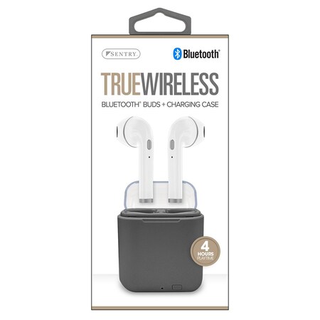 Sentry True Wireless Earbud W Chrge Case Blk BT974